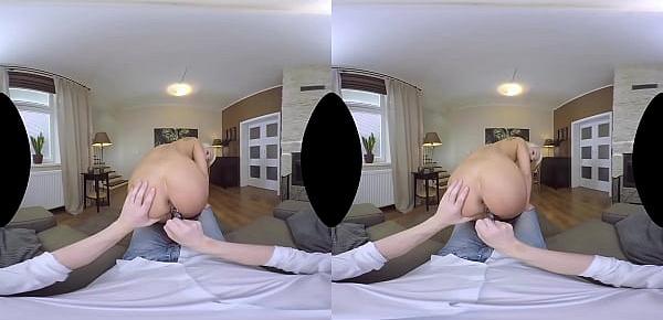  Luci Angel has anal creampie in virtual reality